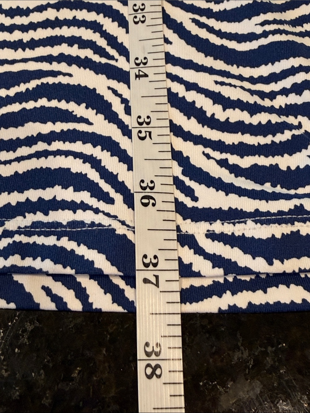 J. McLaughlin Catalina Cloth Navy/White Wave Print Pullover Shirtdress Small - Picture 10 of 12